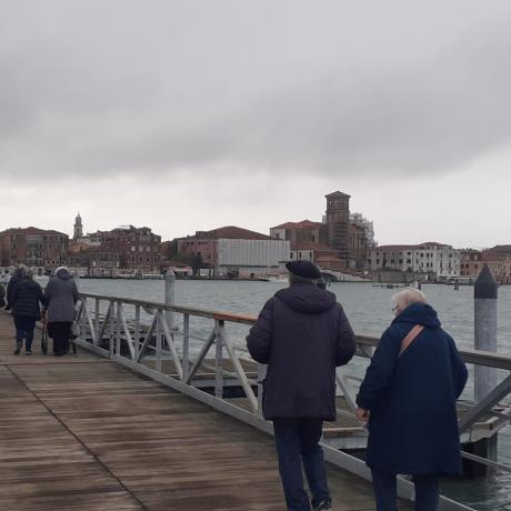 The votive bridge linking Fondamente Nuove to San Michele  in Venice